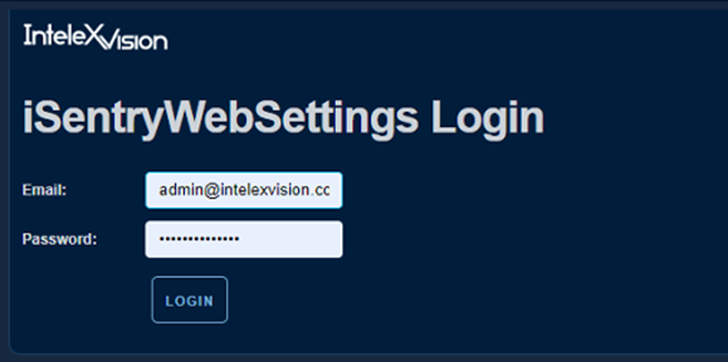 isentry login page